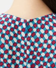 GBPGE41540 Sybilla(シビラ) チェックプリントジャージードレス ブルー系