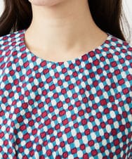 GBPGE41540 Sybilla(シビラ) チェックプリントジャージードレス ブルー系