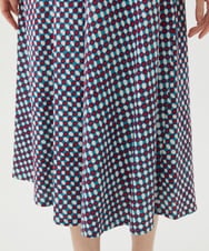 GBPGE41540 Sybilla(シビラ) チェックプリントジャージードレス ブルー系