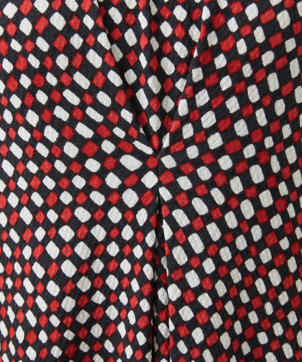 GBPGE41540 Sybilla(シビラ) チェックプリントジャージードレス ブラック系