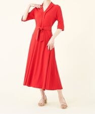 GBPGN18590 Sybilla(シビラ) 【sybilla the dress】フレアデザインポンチドレス レッド