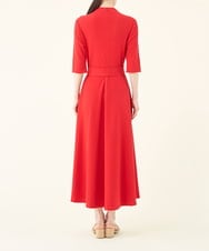 GBPGN18590 Sybilla(シビラ) 【sybilla the dress】フレアデザインポンチドレス レッド
