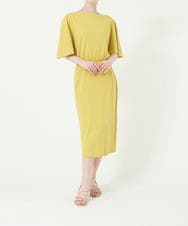 GBPGN19490 Sybilla(シビラ) 【sybilla the dress】ドレープジャージードレス イエロー