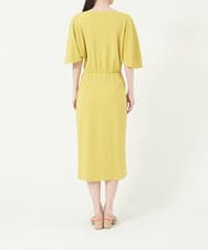 GBPGN19490 Sybilla(シビラ) 【sybilla the dress】ドレープジャージードレス イエロー