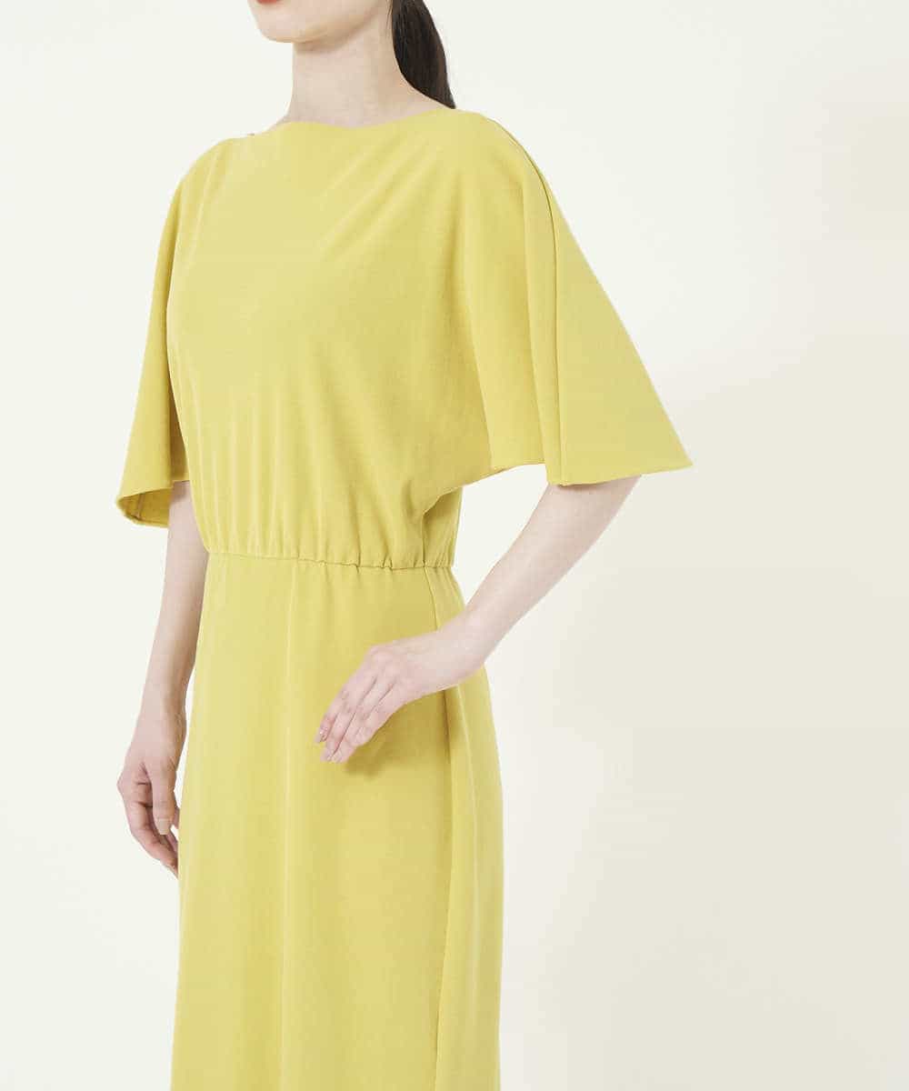 GBPGN19490 Sybilla(シビラ) 【sybilla the dress】ドレープジャージードレス イエロー
