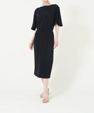 GBPGN19490 Sybilla(シビラ) 【sybilla the dress】ドレープジャージードレス ブラック
