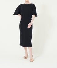 GBPGN19490 Sybilla(シビラ) 【sybilla the dress】ドレープジャージードレス ブラック