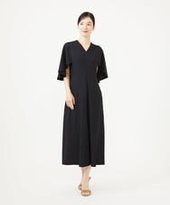 GBPJE53500 Sybilla(シビラ) ケープスリーブドレス ブラック