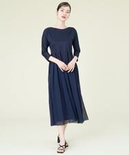 GBPJP44390 Sybilla(シビラ) パワーネット切り替えジャージドレス ネイビー
