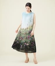 シビラ 近年モデル ランドスケープ刺繍ドレス ノースリーブ ワンピース M