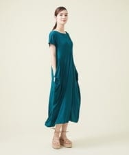 GBPJS74450 Sybilla(シビラ) コクーンシルエットジャージードレス グリーン