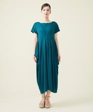 GBPJS74450 Sybilla(シビラ) コクーンシルエットジャージードレス グリーン
