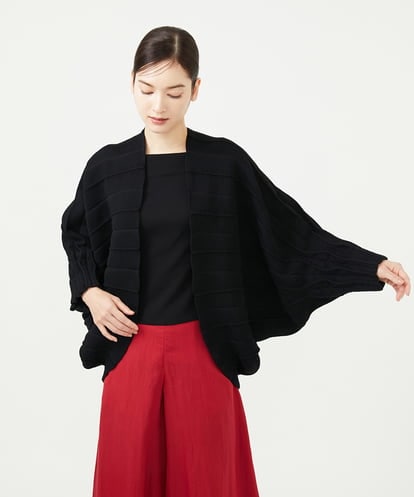 GBSAD01800 Sybilla レリーフニットカーディガン