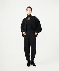 GBSAD01800 Sybilla(シビラ) レリーフニットカーディガン ブラック