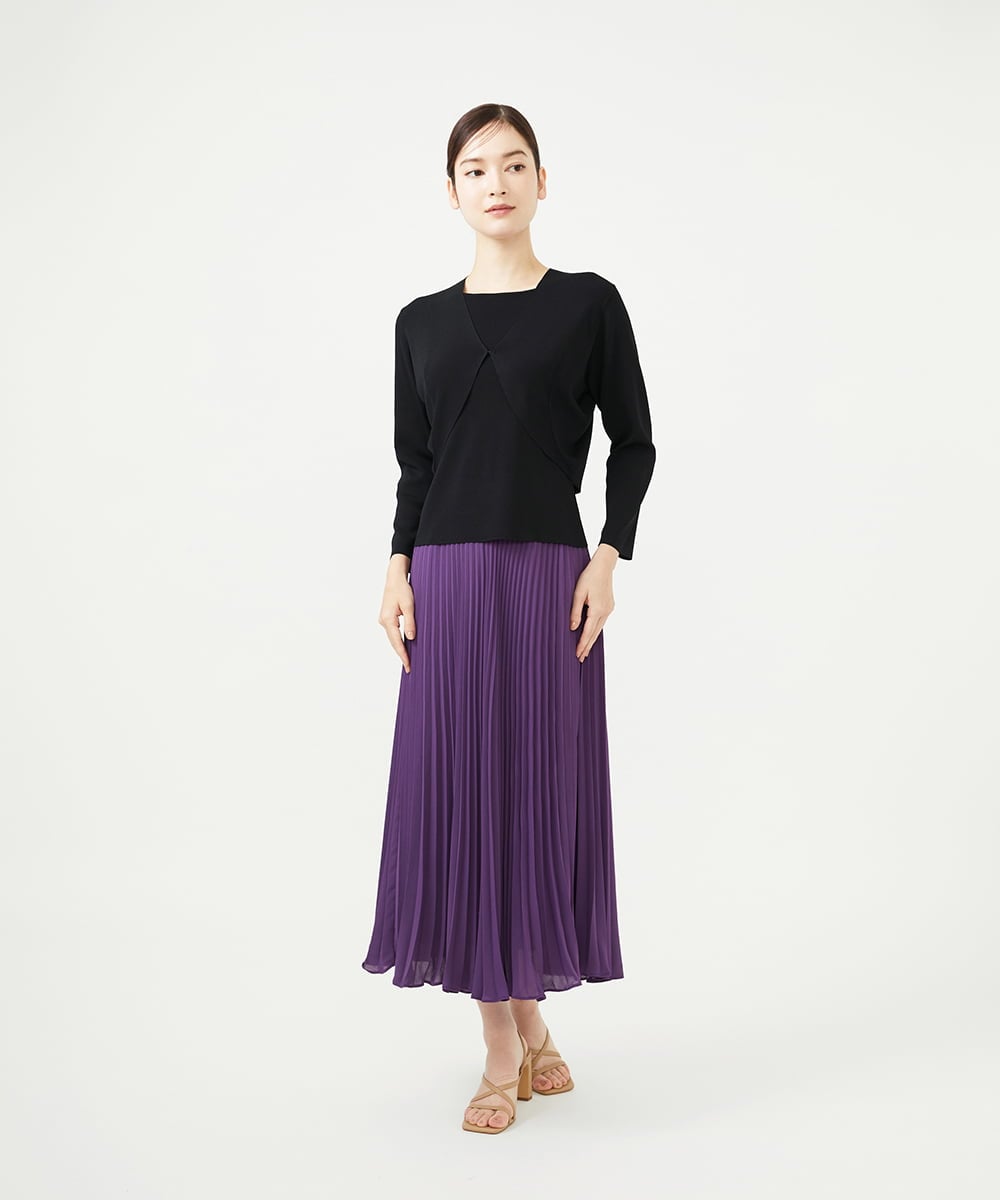 GBSAD03270 Sybilla(シビラ) レーヨンストレッチボレロ ブラック