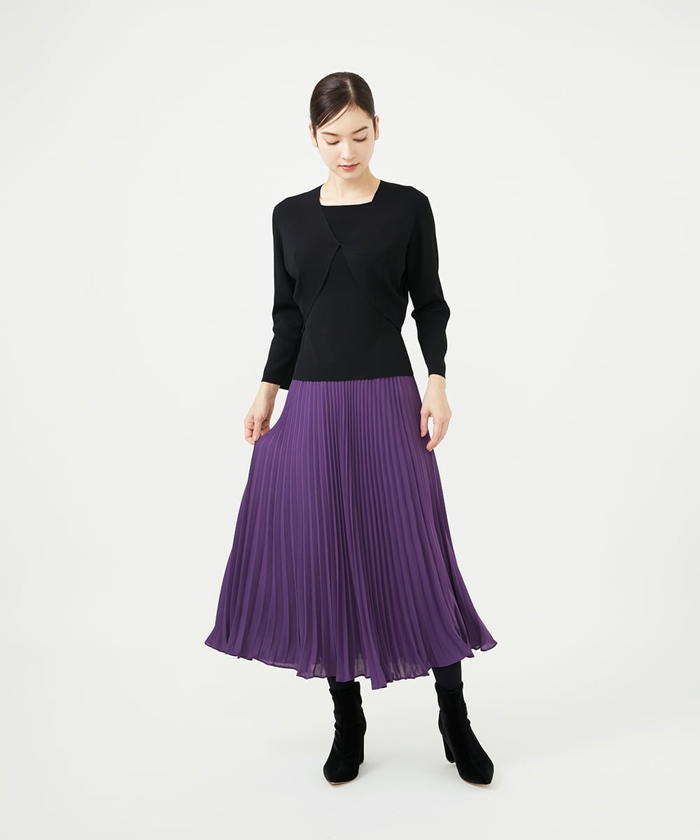 GBSAD03270 Sybilla(シビラ) レーヨンストレッチボレロ ブラック