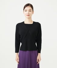GBSAD03270 Sybilla(シビラ) レーヨンストレッチボレロ ブラック