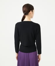 GBSAD03270 Sybilla(シビラ) レーヨンストレッチボレロ ブラック