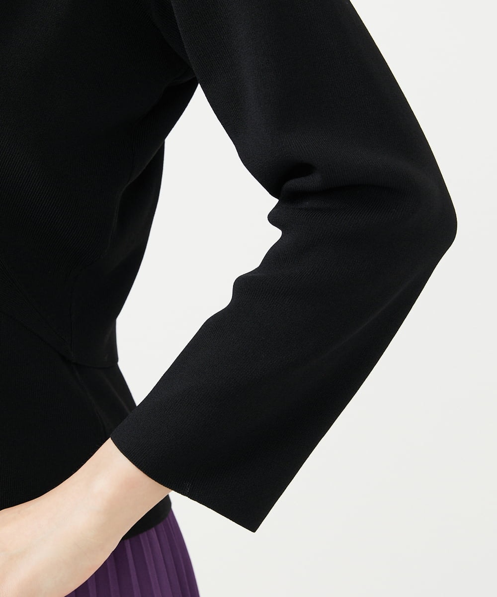 GBSAD03270 Sybilla(シビラ) レーヨンストレッチボレロ ブラック