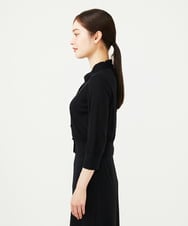 GBSAD32330 Sybilla(シビラ) レースカラーカーディガン ブラック