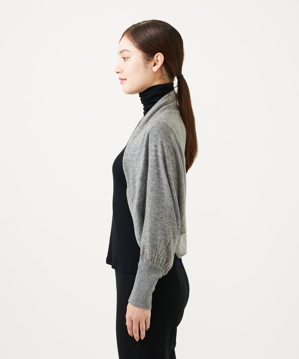 GBSAE01300 Sybilla(シビラ) ドレープボレロ グレー
