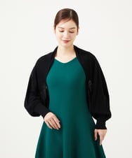 GBSAE01300 Sybilla(シビラ) ドレープボレロ ブラック