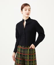 GBSAE30500 Sybilla(シビラ) フォルムスリーブカーディガン ブラック
