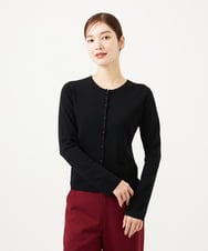 GBSAE32400 Sybilla(シビラ) ステッチデザインカーディガン ブラック