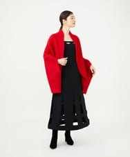 GBSAF80900 Sybilla(シビラ) コクーンシルエットニットコート レッド