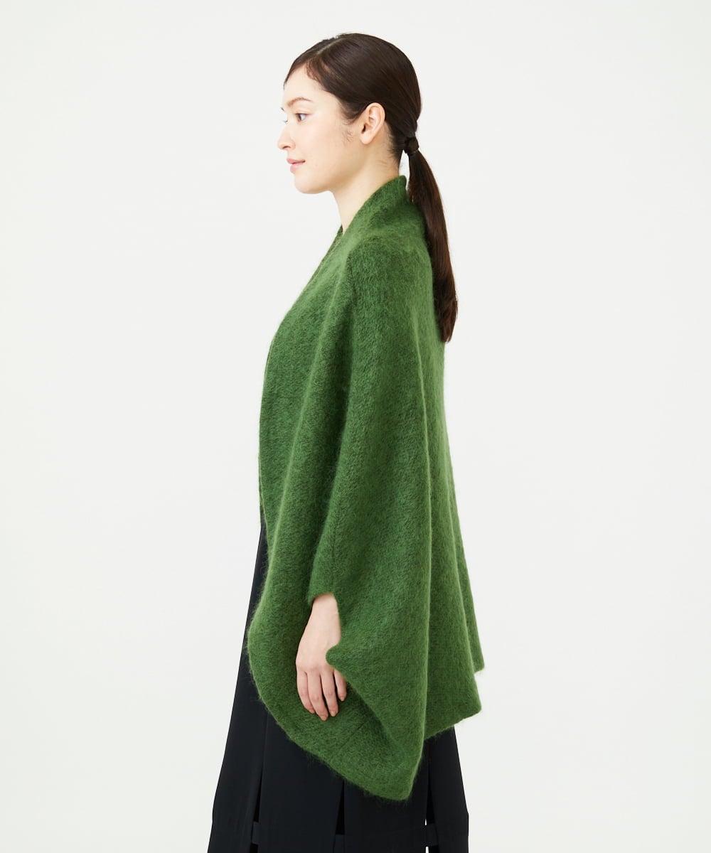 GBSAF80900 Sybilla(シビラ) コクーンシルエットニットコート グリーン
