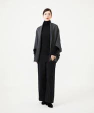 GBSAH03360 Sybilla(シビラ) ケープ風カーディガン ダークグレー