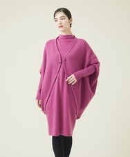 GBSAT01590 Sybilla(シビラ) ウールカシミヤコクーンカーディガン ピンク
