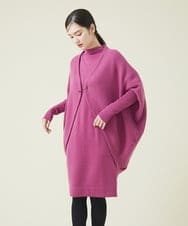 GBSAT01590 Sybilla(シビラ) ウールカシミヤコクーンカーディガン ピンク