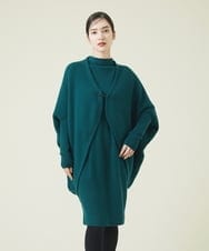 GBSAT01590 Sybilla(シビラ) ウールカシミヤコクーンカーディガン グリーン