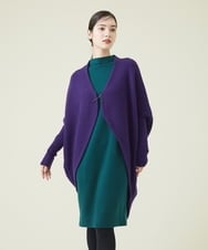 GBSAT01590 Sybilla(シビラ) ウールカシミヤコクーンカーディガン パープル