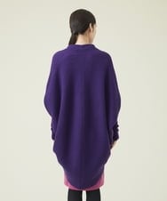 GBSAT01590 Sybilla(シビラ) ウールカシミヤコクーンカーディガン パープル
