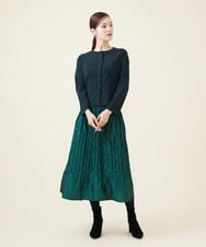 GBSAV03450 Sybilla(シビラ) フロントポケットニットジャケット グリーン