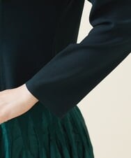 GBSAV03450 Sybilla(シビラ) フロントポケットニットジャケット グリーン