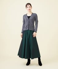 GBSAW03350 Sybilla(シビラ) モヘヤトリミングカーディガン グレー