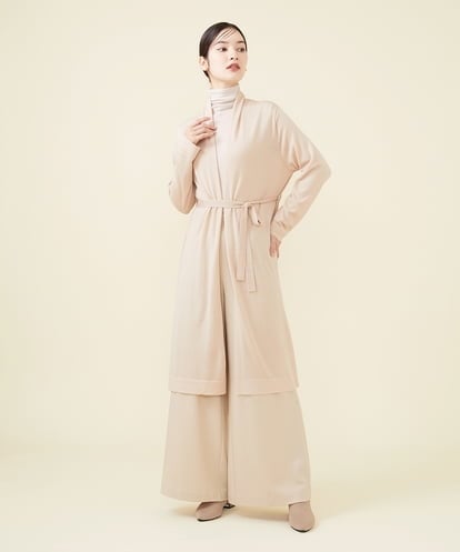 GBSAX02430 Sybilla ベルト付きウールロングカーディガン