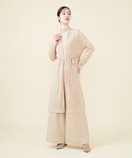 GBSAX02430 Sybilla(シビラ) ベルト付きウールロングカーディガン ベージュ