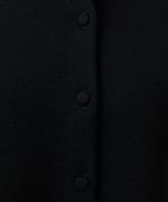 GBSCD02500 Sybilla(シビラ) バイカラーコード刺繡カーディガン ブラック