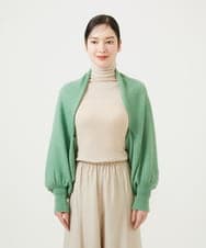 GBSCD30550 Sybilla(シビラ) カシミヤシルクドレープボレロ グリーン