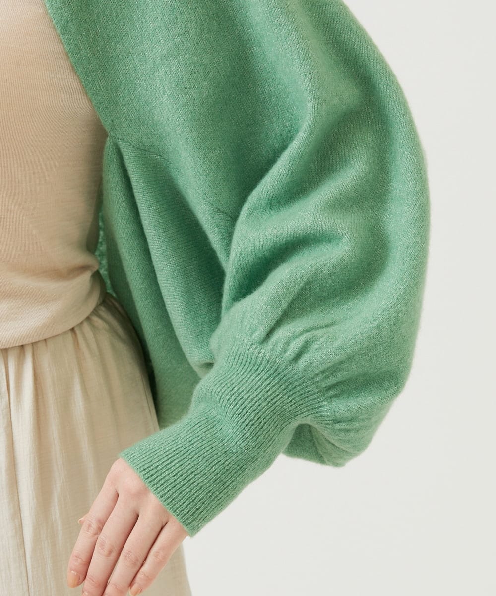 GBSCD30550 Sybilla(シビラ) カシミヤシルクドレープボレロ グリーン