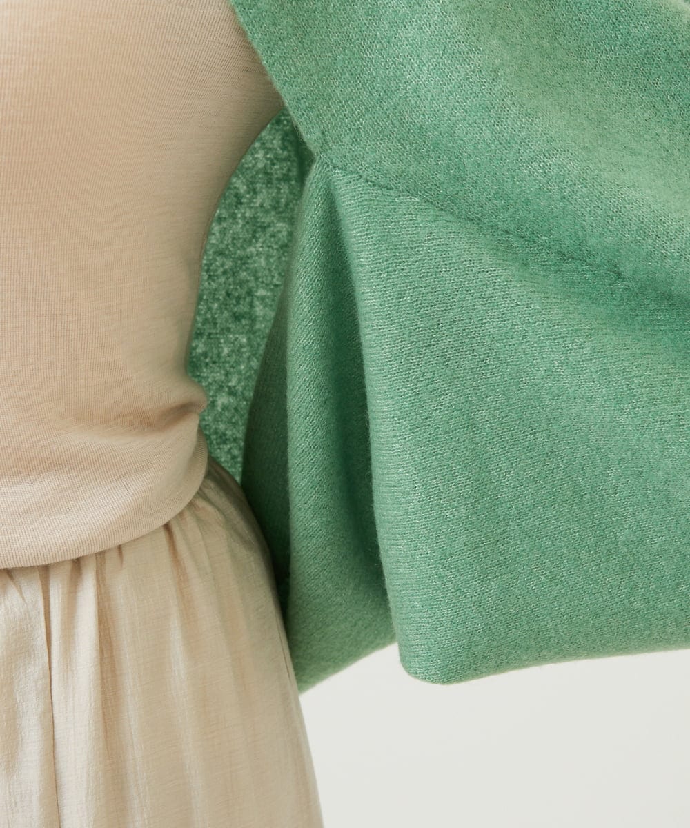 GBSCD30550 Sybilla(シビラ) カシミヤシルクドレープボレロ グリーン