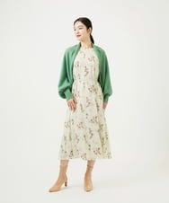 GBSCD30550 Sybilla(シビラ) カシミヤシルクドレープボレロ グリーン