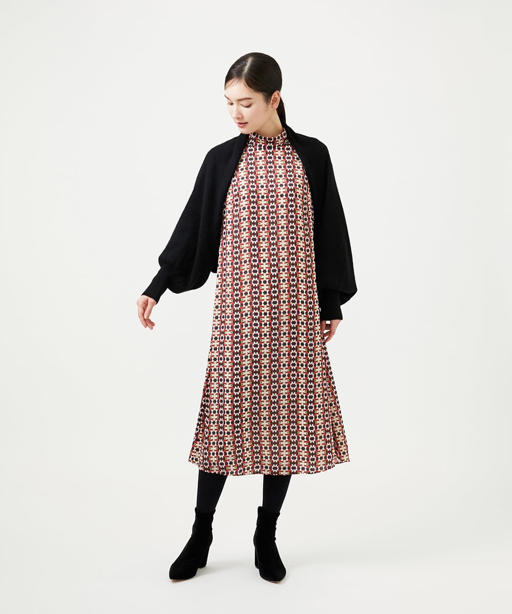 GBSCD30550 Sybilla(シビラ) カシミヤシルクドレープボレロ ブラック