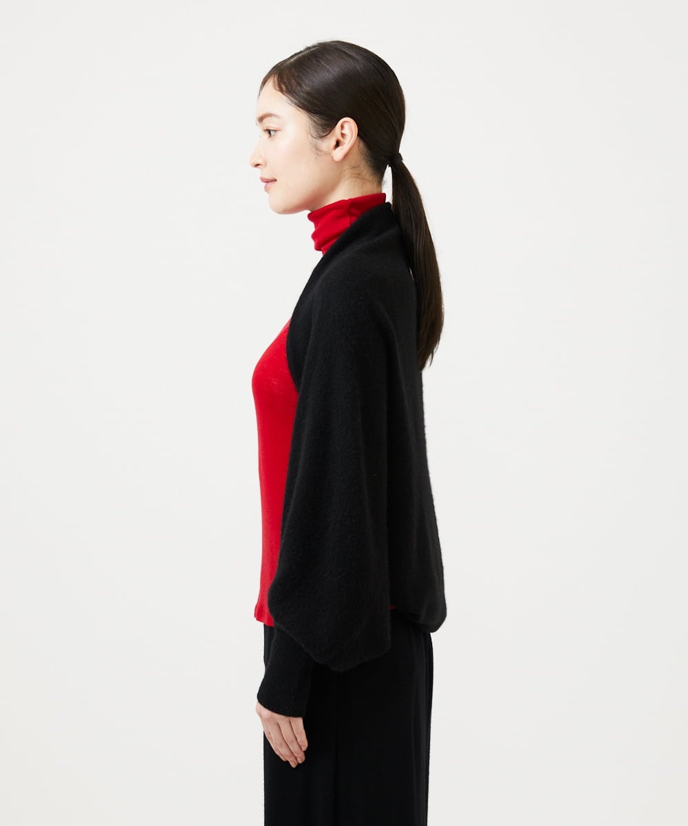 GBSCD30550 Sybilla(シビラ) カシミヤシルクドレープボレロ ブラック