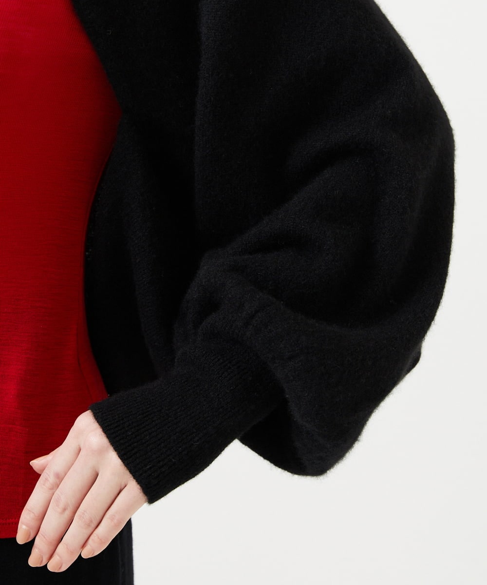 GBSCD30550 Sybilla(シビラ) カシミヤシルクドレープボレロ ブラック