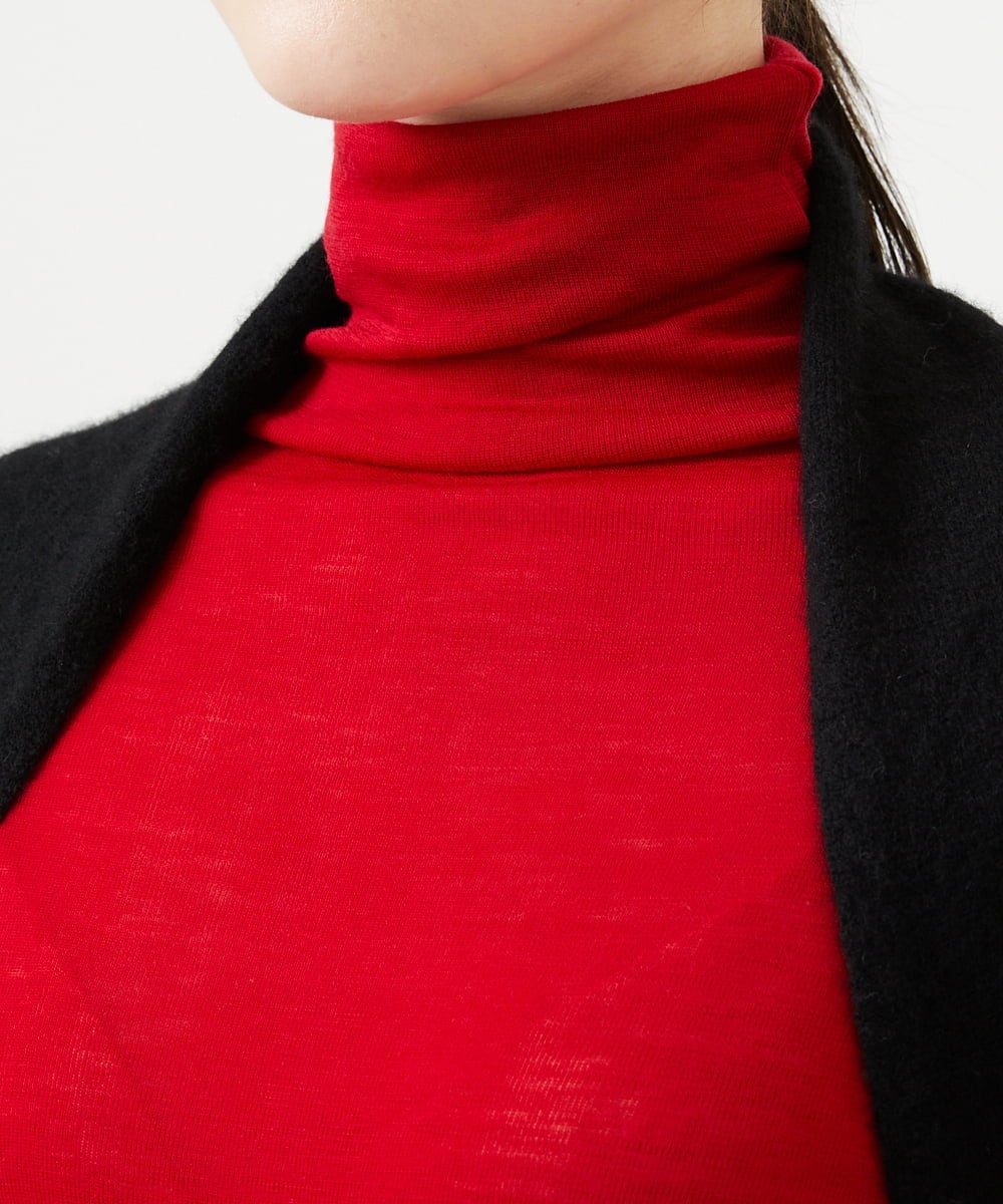 GBSCD30550 Sybilla(シビラ) カシミヤシルクドレープボレロ ブラック